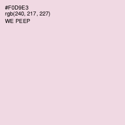 #F0D9E3 - We Peep Color Image